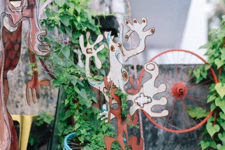 Sculpture couple enlacé Guadeloupe
