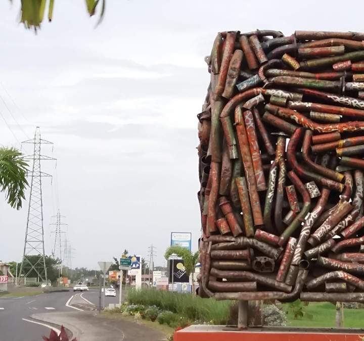 Sculpture artistique urbaine Guadeloupe