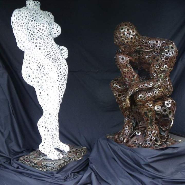 Sculptures humanoïdes Guadeloupe