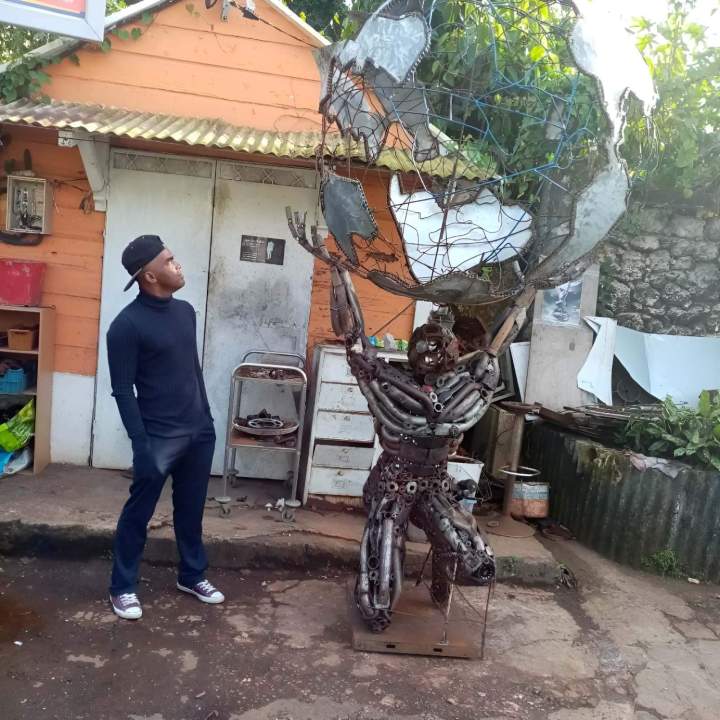 Sculpture figurative industrielle Guadeloupe